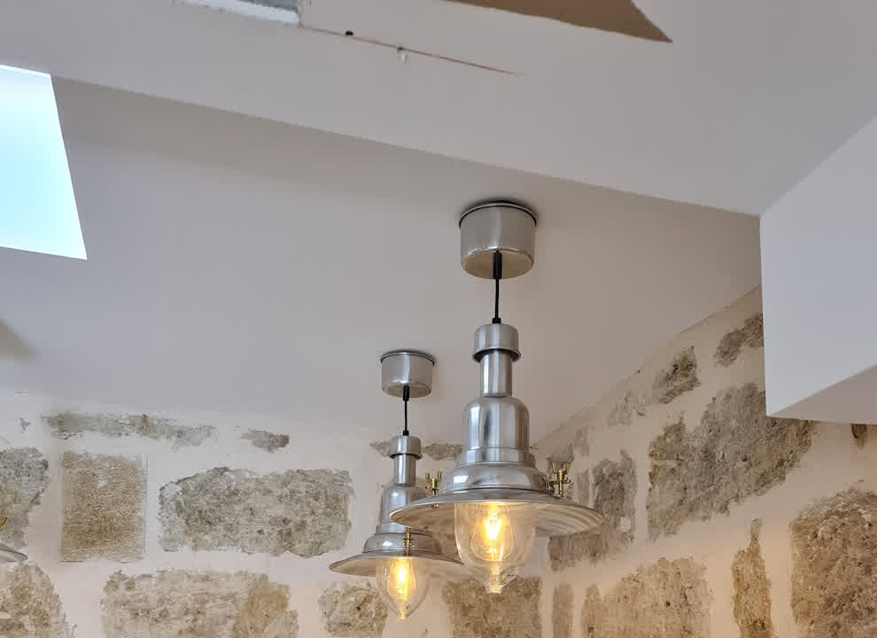 EGCB team finishing interior plasterboard work